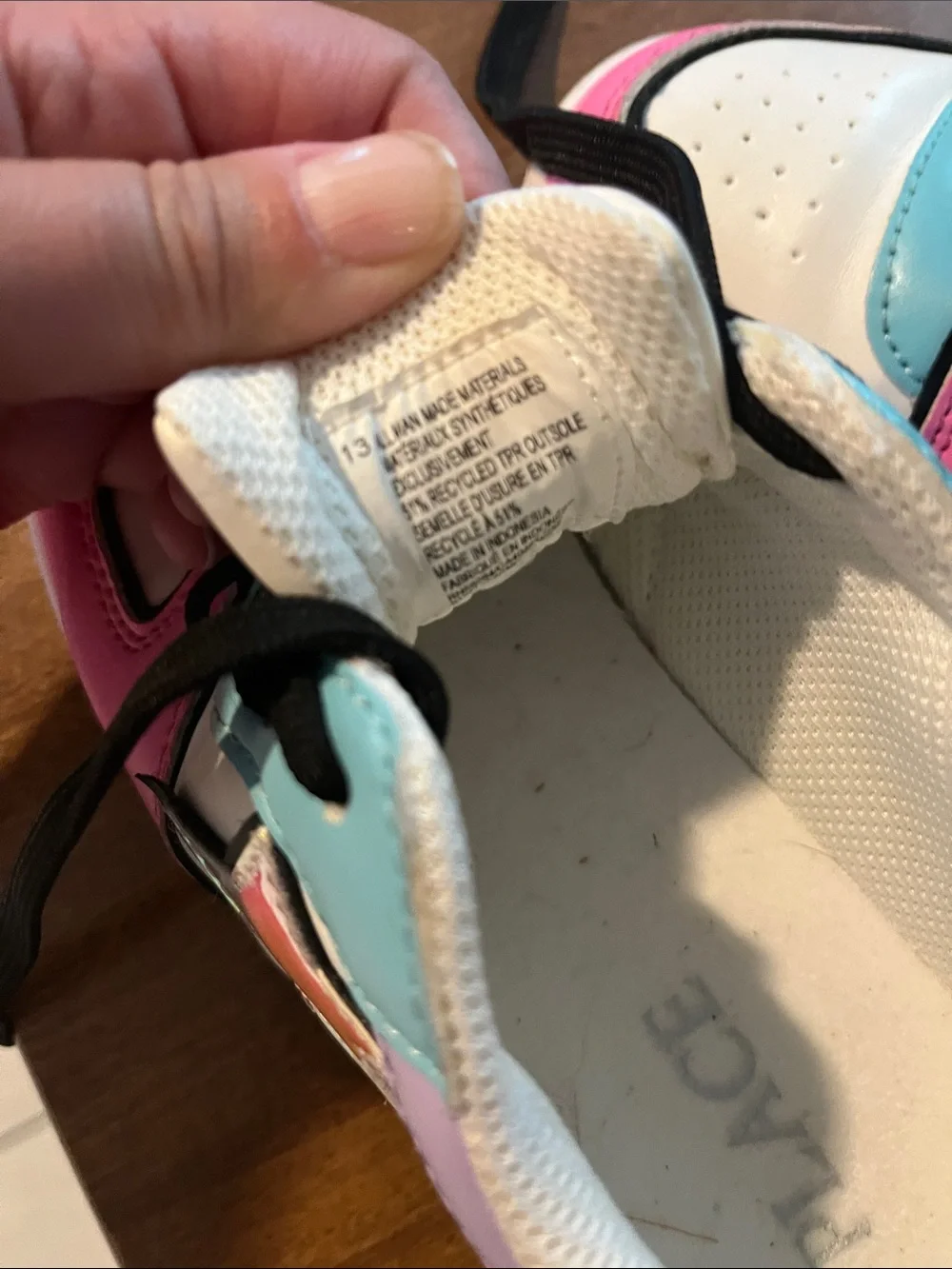 The Children's Place Pink & Light Blue Kids Sneakers